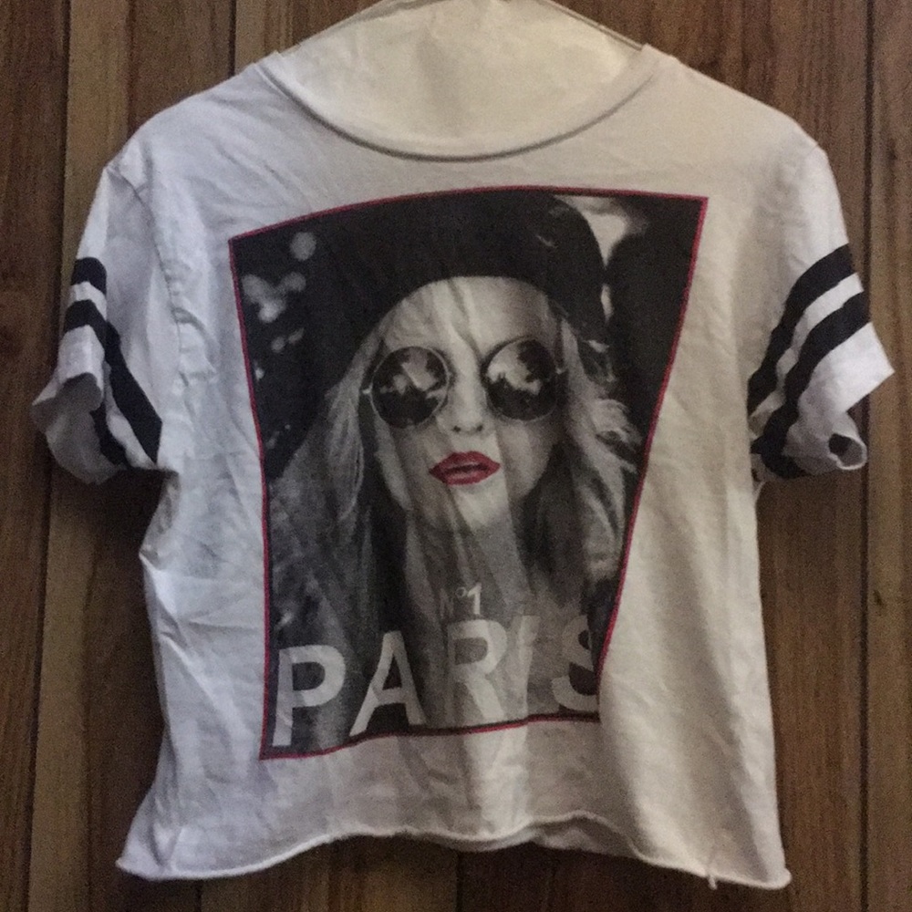 Graphic crop top